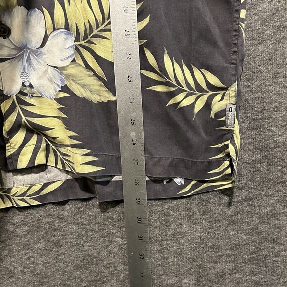 Quick Silver Edition Floral Hawaiian Short Sleeve‎ Shirt Size M Comfort Fit - Picture 5 of 8